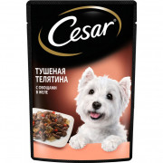 Cesar 85 г тушеная телятина с овощами в желе 510762