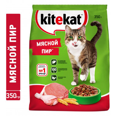 китекат 350 г мясной пир 371166