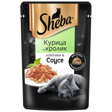 Шеба 75 г курица кролик соус 517433