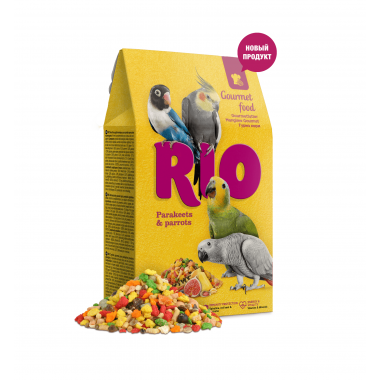 Корм для птиц Rio 250г Gourmet food для средних и крупных птиц